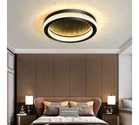JQQJZLC Nordic Bedroom Ceiling Lamp Creative Circle Bread Lamp Modern Light Luxury Atmosphere Ceiling Light Art Personality Ceiling Chandelier Bedroom LED Atmospheric Room Light Interestin
