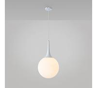JQQJZLC Nordic Simple Pendant Lights Dining Room Living Room Glass Ball Chandelier Restaurant Decoration Bedroom Bedside Black White Hanging Lamp Kitchen Fixtures