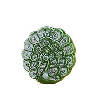 JQQJZLC Outer Mongolia Jasper Open Screen Jade Pendant Spinach Green Lucky Fortune Jade Pendant Transfer Sweater Necklace Women