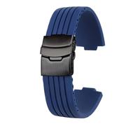 JQQJZLC Raised Rubber Watch Strap For EFB-680 ECB-10YD ECB-10 Series Modified Silicone Wristband GST-B200/400 Men's Bracelet 14/16(Green sk,24-14mm)