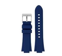 JQQJZLC Raised Rubber Watch Strap For EFB-680 ECB-10YD ECB-10 Series Modified Silicone Wristband GST-B200/400 Men's Bracelet 14/16(Green sk,24-14mm)