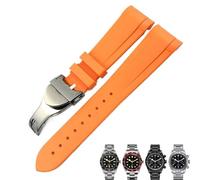 JQQJZLC Rubber Silione Watchband 20mm 22mm For Tudor Black Bay 1958 GMT 41mm Pelagos Blue Orange Black Sport Strap Gift Tools