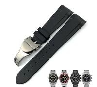 JQQJZLC Rubber Silione Watchband 20mm 22mm For Tudor Black Bay 1958 GMT 41mm Pelagos Blue Orange Black Sport Strap Gift Tools