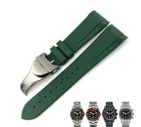 JQQJZLC Rubber Silione Watchband 20mm 22mm For Tudor Black Bay 1958 GMT 41mm Pelagos Blue Orange Black Sport Strap Gift Tools
