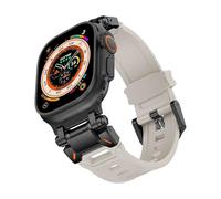 JQQJZLC Soft Rubber Strap For Ultra 2 1 Band 49mm 45mm 44mm 42mm S10 46mm Luxury Rubber Bracelet For IWatch Series 9 8 7 6 SE 5 Accessories Watchbands