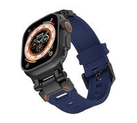 JQQJZLC Soft Rubber Strap For Ultra 2 1 Band 49mm 45mm 44mm 42mm S10 46mm Luxury Rubber Bracelet For IWatch Series 9 8 7 6 SE 5 Accessories Watchbands
