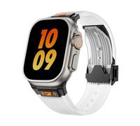 JQQJZLC Soft Silicone Strap For Ultra 2 1 49mm S10 46mm Series10 9 8 7 41 45mm Silicone Band For IWatch 6 5 4 Se 42mm 44mm Mens Bracelet Watchbands