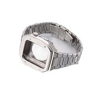 JQQJZLC Stainless Steel Watch Strap Case Set，For Band 9 8 7 6 SE 5 4 3 41mm 45mm 40mm 44mm Series Watch Upgrade Replace Bracelet Strap
