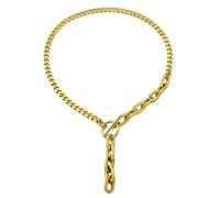 JQQJZLC Toggle Necklace For Men And Women, 925 Sterling Silver Hip Hop Cuban Link Chain T Bar Toggle Clasp Long Chain Pendant Charm Choker Necklace, Lock And Key Necklace
