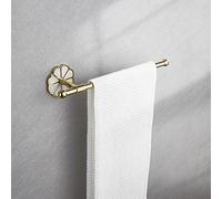 JQQJZLC Towel Rack Towel Rail for Bathroom, Brass Hand Towel Holder Bar Wall Mounted Hand Towel Bar Bathroom Towel Holder Kitchen Dish Cloths Hanger/Towel Bathroom Hardware/Single Bar 60Cm