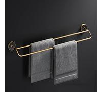 JQQJZLC Towel Rack Towel Rail for Bathroom, Towel Bar Wall Mounted Bathroom Accessory Towel Holder Rod Hand Towel Holder/Storage Rack Bathroom Hardware/Solid Single Rod 60Cm