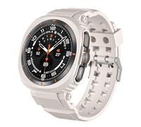 JQQJZLC TPU Case Strap for Samsung Galaxy Watch 7 Ultra 47mm Band Silicone Accessories Bracelet for Galaxy Watch 7 Ultra WatchbandS