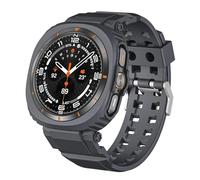 JQQJZLC TPU Case Strap for Samsung Galaxy Watch 7 Ultra 47mm Band Silicone Accessories Bracelet for Galaxy Watch 7 Ultra WatchbandS