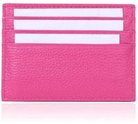 JQQJZLC Unisex Multicolor Card Header Cowhide Multi-Card Slot Mini Wallet-Dark Brown