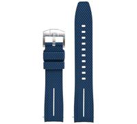 JQQJZLC Universal 20mm Watch Strap Men Women Rubber Quick Release Watch Band Curved End WatchBands