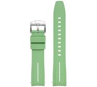 JQQJZLC Universal 20mm Watch Strap Men Women Rubber Quick Release Watch Band Curved End WatchBands