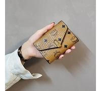 JQQJZLC Wallet Simple Square Women's Wallet Short Buckle Small Wallet Mini Coin Purse Female Clutch Card Holder Money Bag (Color : B, Size : 12 * 10cm)