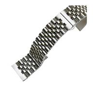 JQQJZLC Watch Band Strap Stainless Steel Watchband Bracelet Hollow Arc Interface With Tool Pins Replace 12/14/16/18/19/ 20mm 21mm 22mm