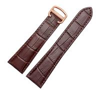 JQQJZLC Watch Strap For Tank Genuine Leather Watch Band Men's Claire Leather Belt London Solo Mechanical Watch Accessories 25mm