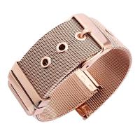 JQQJZLC watch strap, stainless steel mesh wrist strap 18mm 20mm 22mm 24mm ultra-thin bracelet