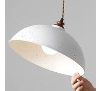 JQQJZLC White Modern Industrial Light Iron Chandelier Ceiling Plate Lamp for Living Room Kitchen Restaurant Bedroom Loft Personalized Art Nostalgic Pendant Light