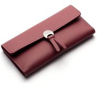 JQQJZLC Women Wallets Womens Wallets Women Fashion Leather Wallet Leisure Clutch Ladies Bag Long Purses Handbags Organizer(Green)