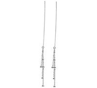 JQQJZLC Women's Earrings, Stud Earrings 925 Tassel Ear Line Long Section Hang Ear Cear Jewelry/-925,Women