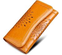 JQQJZLC Women's Wallet Made of Leather Purses for Women Coins and Cards Women's Clutch Bag Wallet Ladies Purses (Color : Red, Size : 19 * 9 * 2cm)