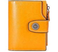 JQQJZLC Women's Wallet Short Protection Buckle Clutch Bag Girl Coin Purse Multi-Function Card Holder (Color : C, Size : 12.5 * 10cm)