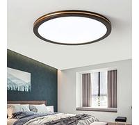 JQQJZLC Wood LED Ceiling Chandelier Ceiling Lamp Modern Nordic Embedded Ceiling Lights with Acrylic Lampshade for Living Room Dining Room Bedroom Kitchen Home Ultra-Thin Light Fixture Inte