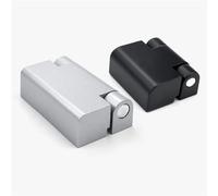 JQQJZLC Zinc Alloy Hinge Can Stop at Will Cabinet Door Switch Cabinet Distribution Box Cabinet Damping Hinge 1Pcs(Small Black)