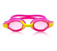 JQTOP Premium Anti-Fog Swim Goggles with 180° Wide View, Soft Silicone Seal & Adjustable Strap for Comfortable Underwater Clarity (Pink and Yellow)