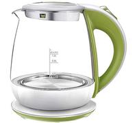 JQUAL Kettles, Glass Electric Kettle, 1.5L Temperature Control Kettle Led Light, Keep Cordless Water Boiler, Auto Off, 100% Bpa Free, Water Kettle for Coffee, Tea, Espresso/Green Anniversary