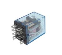 JQX-13FL 62PL 220/240VAC coil voltage 2P2T 8-pin 10A red LED light power relay