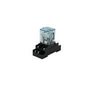 JQX-30F/2Z 30A high power relay 12V 24V 220V high current middle 40A two open and two closed relay + base(DC24V,2 open 2 closed 40A)