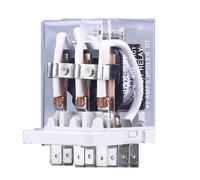 JQX-38F 3Z 40A power relay Electromagnetic 11pin DC12V DC24V DC48V AC110V AC220V HHC71B(JQX-38F 3Z DC24V)