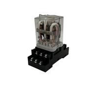 JQX-38F/3Z high power 40A relay 12V 24V high current 48V middle 220V three-phase electromagnetic(3 open 11 feet,DC48V_SOCKET)