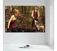 Jqynn Diamond Painting Vampires, 5D Diamond Painting Full Kits Diamond Art for Adults, 45x60cm Cross Stitch Gifts Kits for Adults Kids Dimond Picture Art Craft Supplies, Home Decor Crystal Art