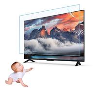 JQZWXX 32-75 Inch Anti Blue Light TV Screen Protector, Reduce Glare/Anti UV/Anti Scratch Film, Matte Surface Anti-Dust and Anti-Fingerprint Full Coverage, Relieve Eye Strain / 65in1440x809mm