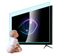 JQZWXX 43Inch Anti-Glare TV Film Matte Anti-Reflection Anti-Blue-Light TV Screen Protector, with Blue Light Filter for LCD, LED, OLED, QLED, 4K, HDTV - 43in942x529mm