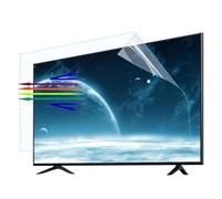 JQZWXX 55-75inch Matte Anti-Glare Film, Out Blue Light UV Filter TV Screen Protector, Anti-Reflection Scratch Resistant, Eye Protection Reduced Eye Strain,55in1221x689mm