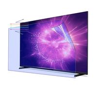 JQZWXX Anti Glare TV Screen Protector for 55-75inch, Anti Blue Light/Anti Radiation/Anti Scratch Matte Film, Protect Your Eyes, Free Viewing Experienc,55in1211x682mm