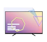 JQZWXX Matte 43-75Inch Anti-Glare TV Film, Blue Light Filtering TV Screen Protector, Reduce Reflections and Enhance Eye Comfort, UV Resistant and Scratch Proof,58in1269x721mm