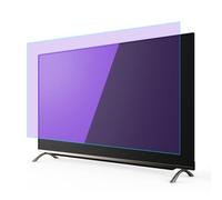 JQZWXX Matte TV Anti-Glare Film for 55-75inch, TV Screen Protector Blue Light Filtering Relieve Eye Fatigue, Matte Finish Reduces Reflections, Keeps TV Screen,58in1269x721mm