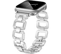 JR.DM Gold Tone Watch Strap Compatible with Apple Watch 38mm 40mm 41mm 42mm 44mm 45mm 46mm 49mm Dainty Elegant Bracelet Designer Metal Chain Strap for iWatch Series, 42(S1/2/3)/44/45/49/46mm(S10/11