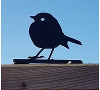 JR Hangers And Crafts Metal Robin Fence Post Topper, Garden Ornament, Garden Decor, Metal Art