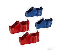 JR Henry Replacement Handles for Washing Machine Isolator Valve Tap, 2 x Blue (Cold) & 2 x Red (Hot)