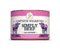 JR Pet Complete Wellbeing Simply Beef Wet Dog Food - 200g