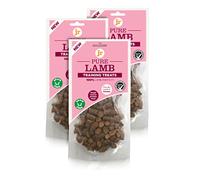 JR Pet Products 100% Pure dried fresh meat Lamb Training Treats for dogs (3 x 85g)
