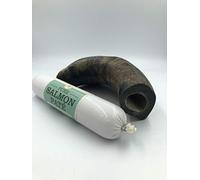 JR Pet Products 200g Pure Salmon Pate & Medium Buffalo Horn Long Lasting Dog Chew Treat Combo